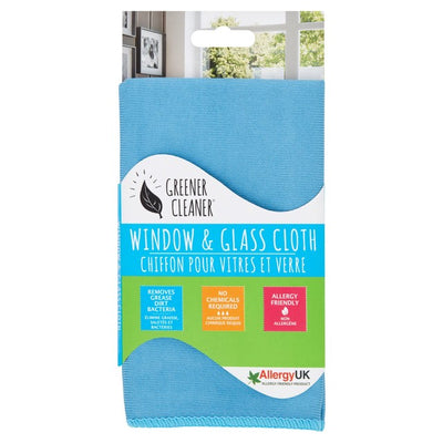 Greener Cleaner Window and Glass Microfibre Cloth 30x35cm