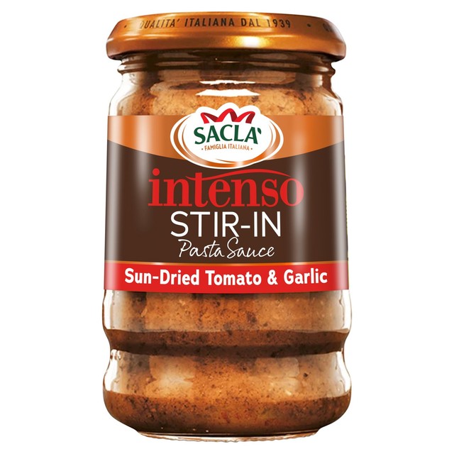 Sacla Tomato & Garlic Pasta Sauce 190g jar (British brand)