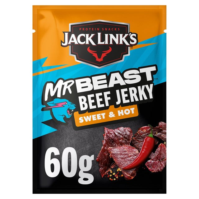 Jack Link Beef Jerky Sweet & Hot 60g, UK version