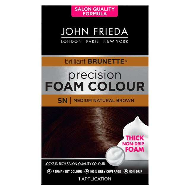 John Frieda Medium Natural Brown hair colour, UK version