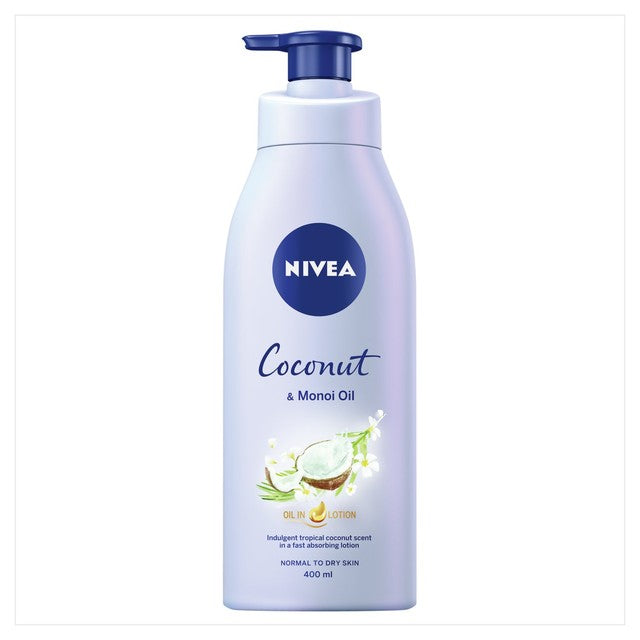 Nivea coconut & monoi oil body lotion 400ml, imported from the UK