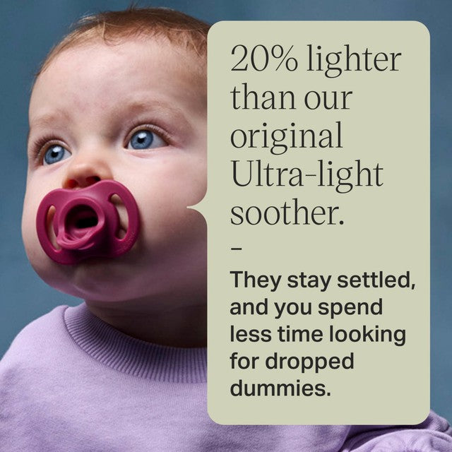 Tommee Tippee Ultra Light Soothers 0-6m Pink (British brand)