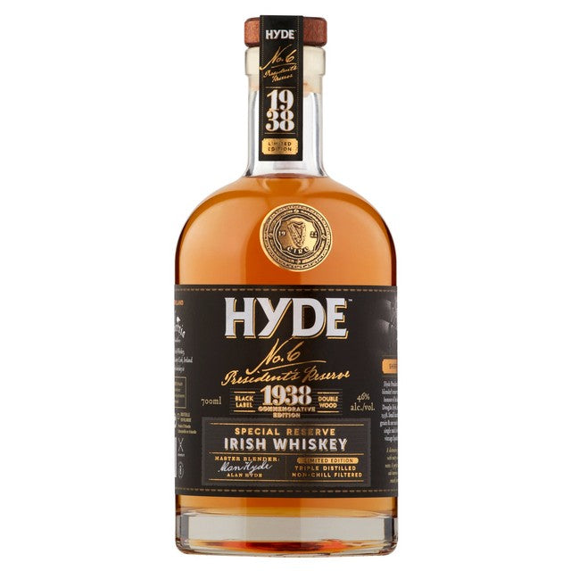 Hyde Irish Whiskey No.6 The President's Reserve 700ml, UK version