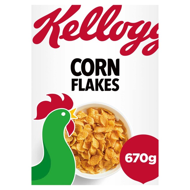 Kellogg's corn flakes cereal 670g, UK version