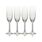 Mikasa Julie champagne flute glasses 8oz set of 4, imported from the UK