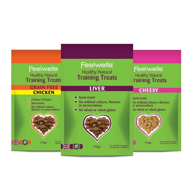 Feelwells liver dog training treats 115g - British product
