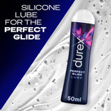Durex Perfect Glide silicone based lubricant 50ml - British product