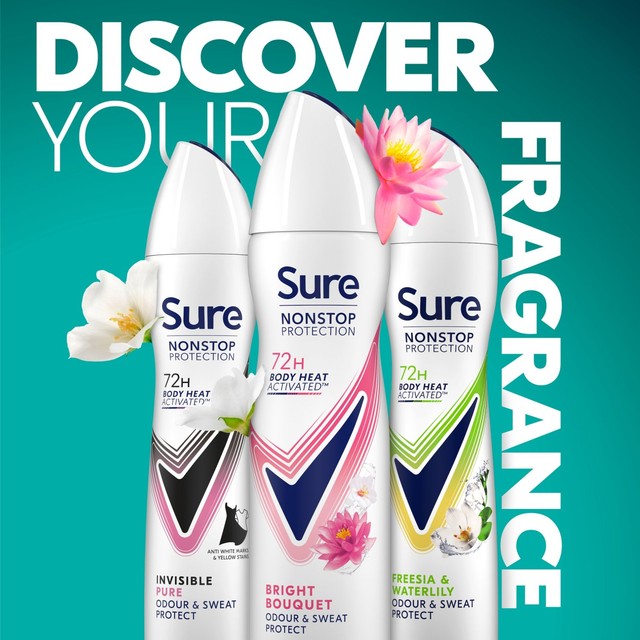 Sure Bright Bouquet anti-perspirant deodorant spray 150ml (British brand)