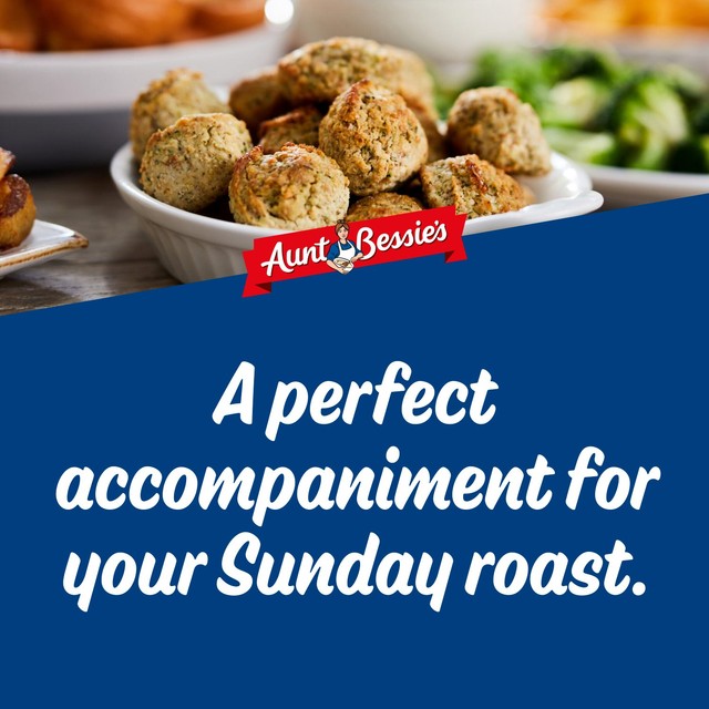 Aunt Bessie's sage and onion stuffing balls 260g - British product