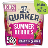 Quaker Porridge Pot Summer Berries 58g, imported from the UK