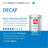 Illy decaf ground coffee 125g, UK version