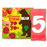 Bear Yoyos strawberry apple fruit rolls 100g - British product