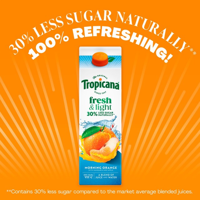 Tropicana Morning Orange juice drink 850ml (British brand)