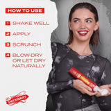 Shockwaves curls and waves hair mousse 200ml (British brand)