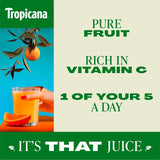 Tropicana original orange juice with bits 900ml (British brand)
