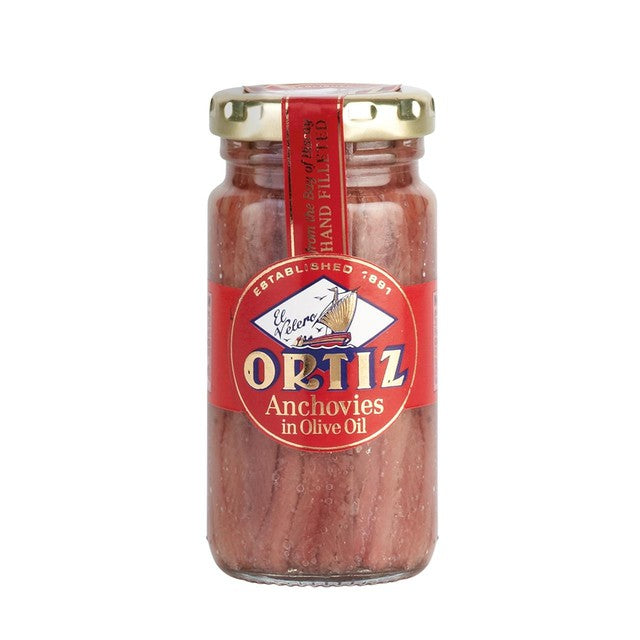 Brindisa anchovy fillets in olive oil 95g - British product