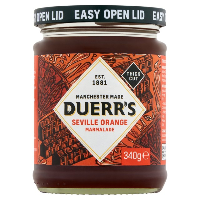 Duerr's thick cut marmalade orange 340g - British product