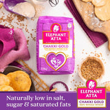 Elephant Atta Chakki Gold chapatti flour 1.5kg - British product