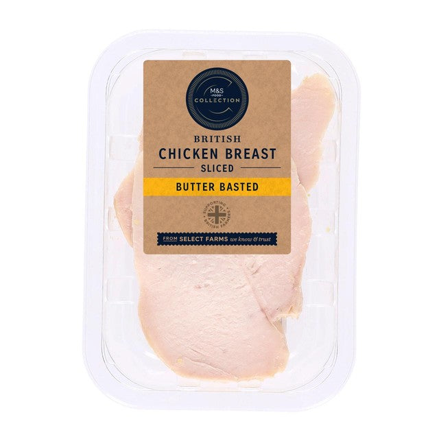 M&S butter basted chicken slices 3-5 slices, imported from the UK