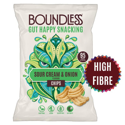 Boundless Sour Cream & Onion Sharing Crisps 80g