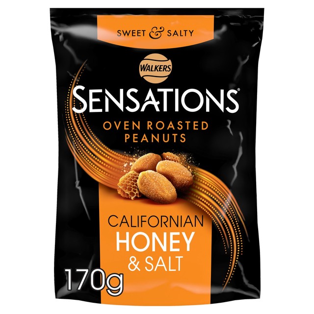 Walkers Californian Honey & Salt Roasted Peanuts 170g (British brand)