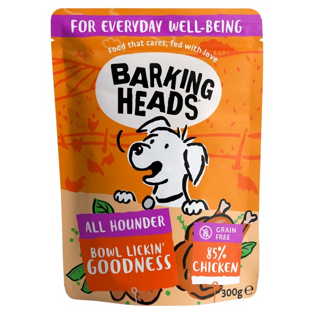 Barking Heads Bowl Lickin' Chicken wet dog food 300g - British product