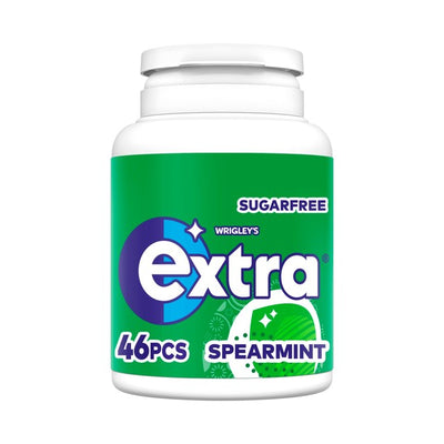 Wrigley's Extra Spearmint Sukkerfri Tyggegummi Flaske 64g