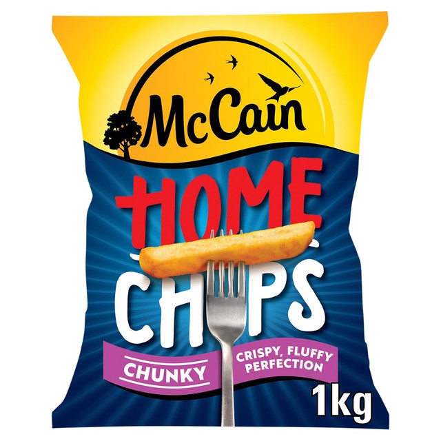McCain Home Chips Chunky 1kg, imported from the UK