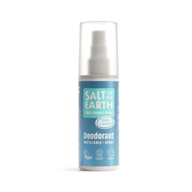 Salt of the Earth ocean and coconut natural deodorant spray 100ml (British brand)