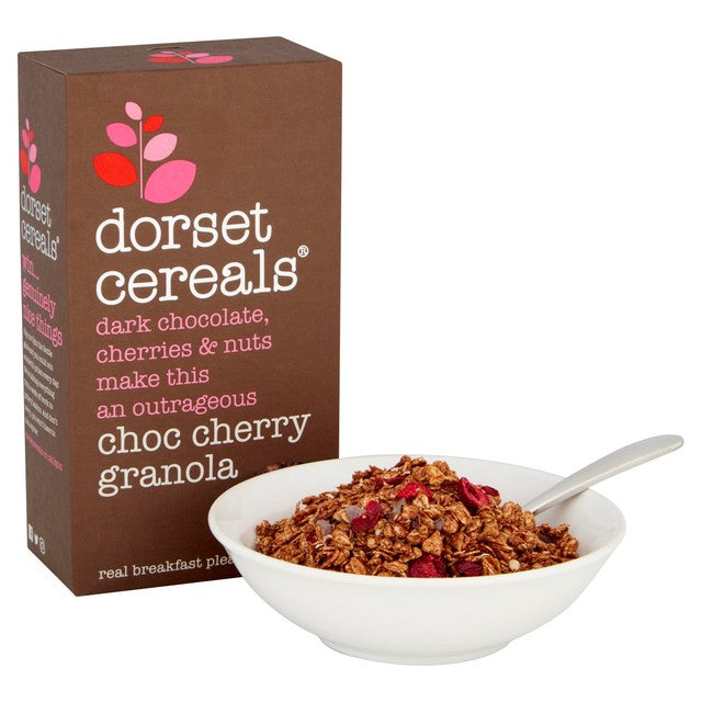 Dorset Cereals chocolate cherry granola cereal 450g - British product