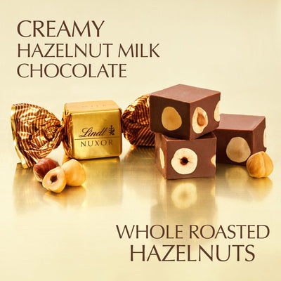 Lindt NUXOR Milk Gianduja Chocolate with Hazelnuts Luxury Chocolate Box 150g