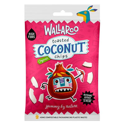 Wallaroo Organic Toasted Coconut Chips Snack 35g