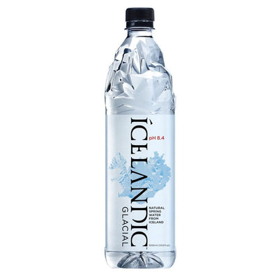 Icelandic Glacial Alkaline Mineral Water rPET Bottle 1L