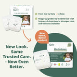 Naty BioEmbrace Big Pack disposable nappies Size 5 (11-25kg), imported from the UK