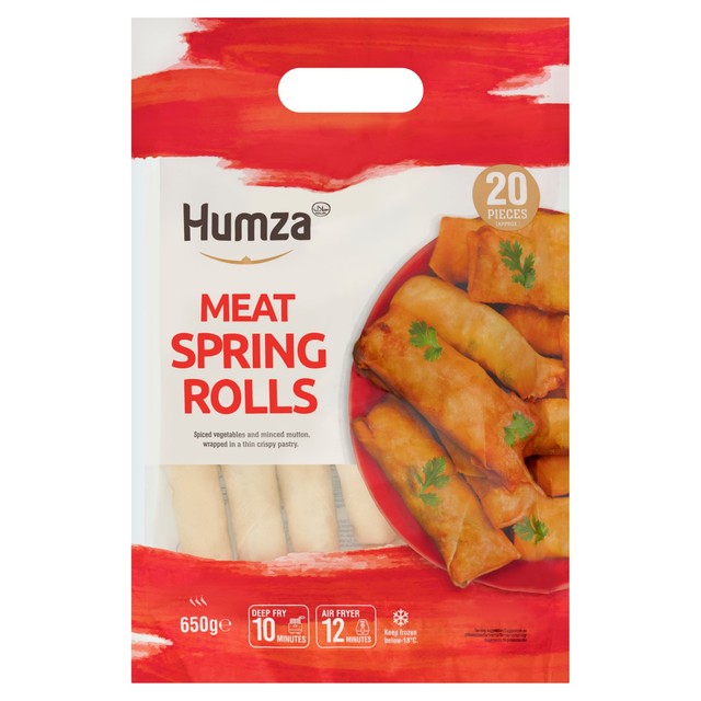 Humza Meat Spring Rolls 650g, UK version