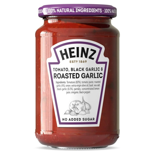 Heinz Black & Roasted Garlic Pasta Sauce 350g, UK version
