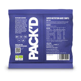 Pack'd organic large sun-ripened frozen blueberries 300g, imported from the UK