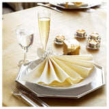 Duni plastic champagne flutes 135ml, imported from the UK