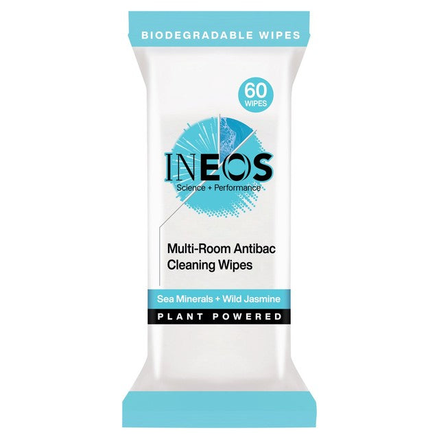 INEOS Antibac Surface Wipes Sea Minerals Wild Jasmine 60 wipes, UK version