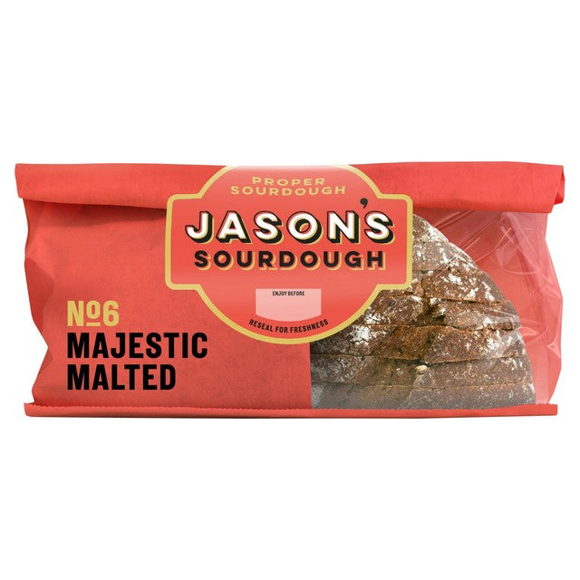Jasons majestic malted sourdough bread 450g, UK version