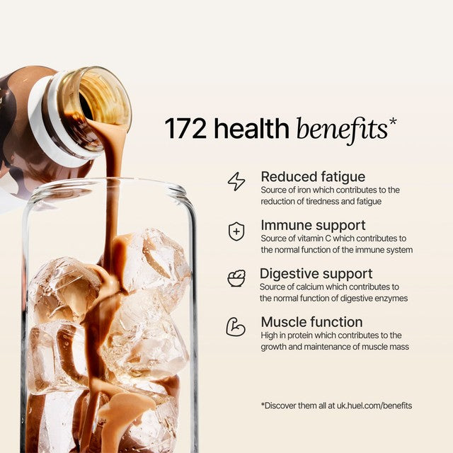 Huel chocolate nutritional meal drink 500ml, UK version