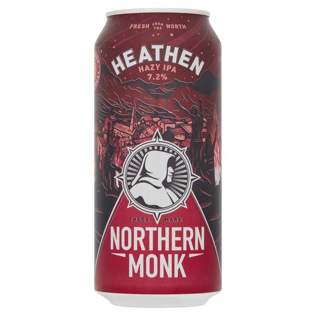Northern Monk Heathen hazy IPA beer 440ml, UK version