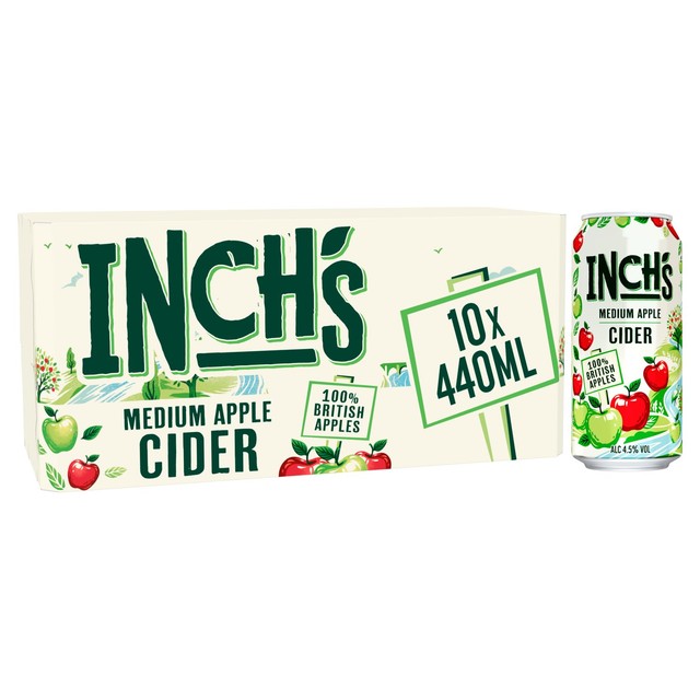 Inch's apple cider 10 x 440ml cans, UK version