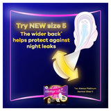 Always Platinum Secure Night sanitary towels with wings size 4 - British product