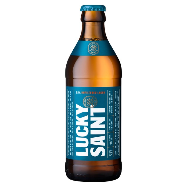 Lucky Saint Lager Alcohol Free 0.5% 330ml UK version