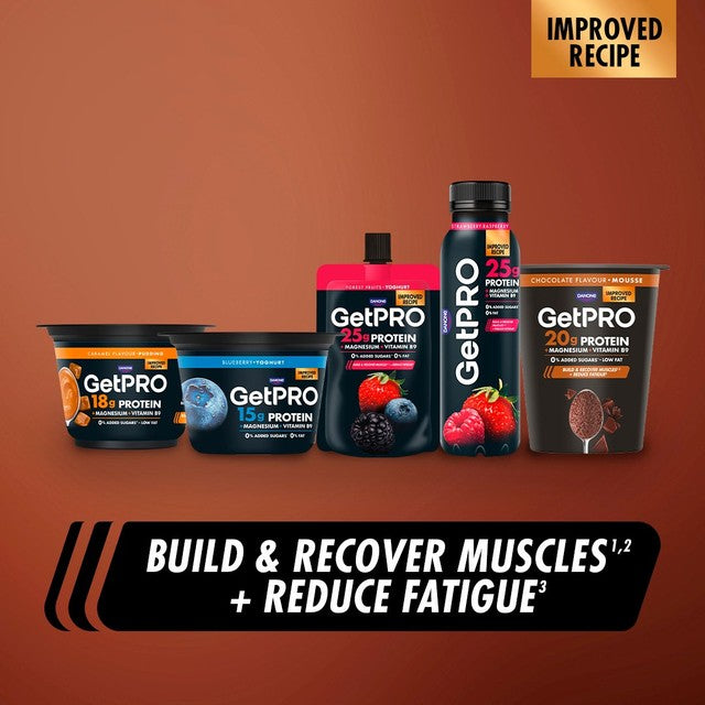 GetPro high protein dark chocolate mousse 200g - British product