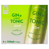 Sainsburys Gin  Light Tonic 6 x 250ml