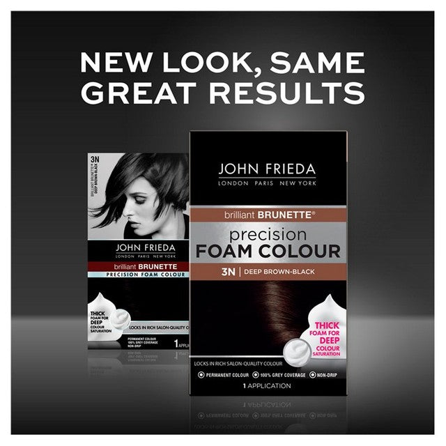 John Frieda Precision Foam Colour Brilliant Brunette hair dye, UK version