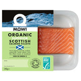Mowi organic salmon fillets 240g, imported from the UK