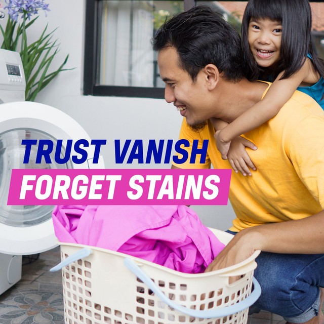 Vanish Oxi Action fabric stain remover powder for colours 850g (British brand)